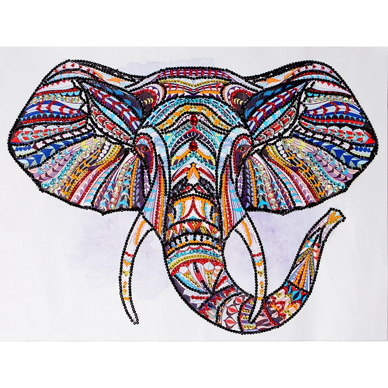 

Diamond Mosaic ,Animal Elephant Pictures with Rhinestone,Diy Decorative painting