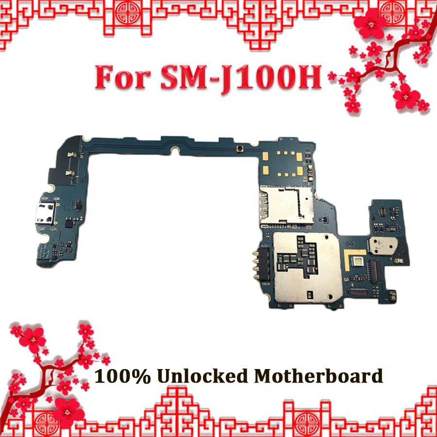 TDHHX 100% разблокированная Материнская плата для samsung Galaxy J1 J100H материнская с