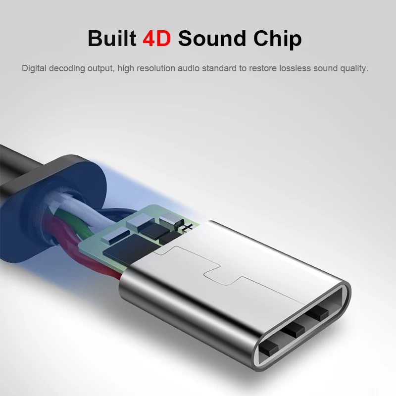 Стерео наушники вкладыши для Usb Type C гарнитура с микрофоном металлические