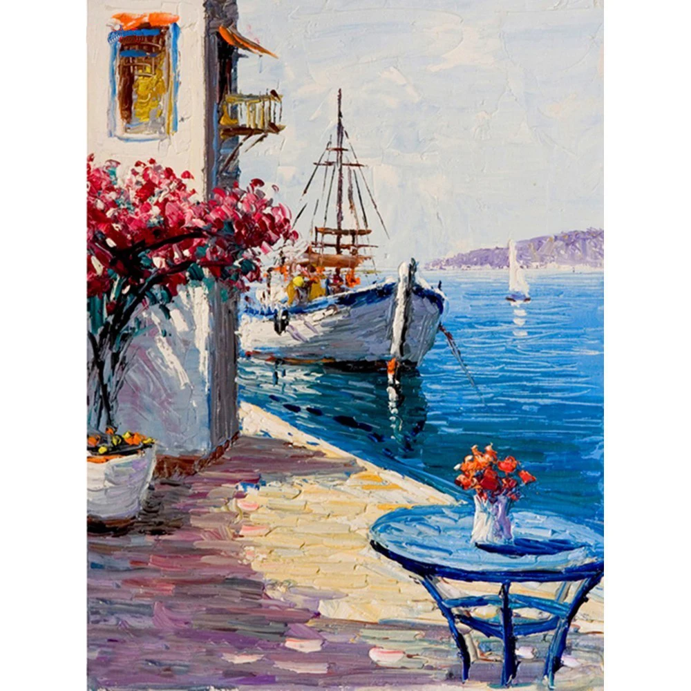 Алмазная вышивка морской цветок своими руками картина из страз крестиком по