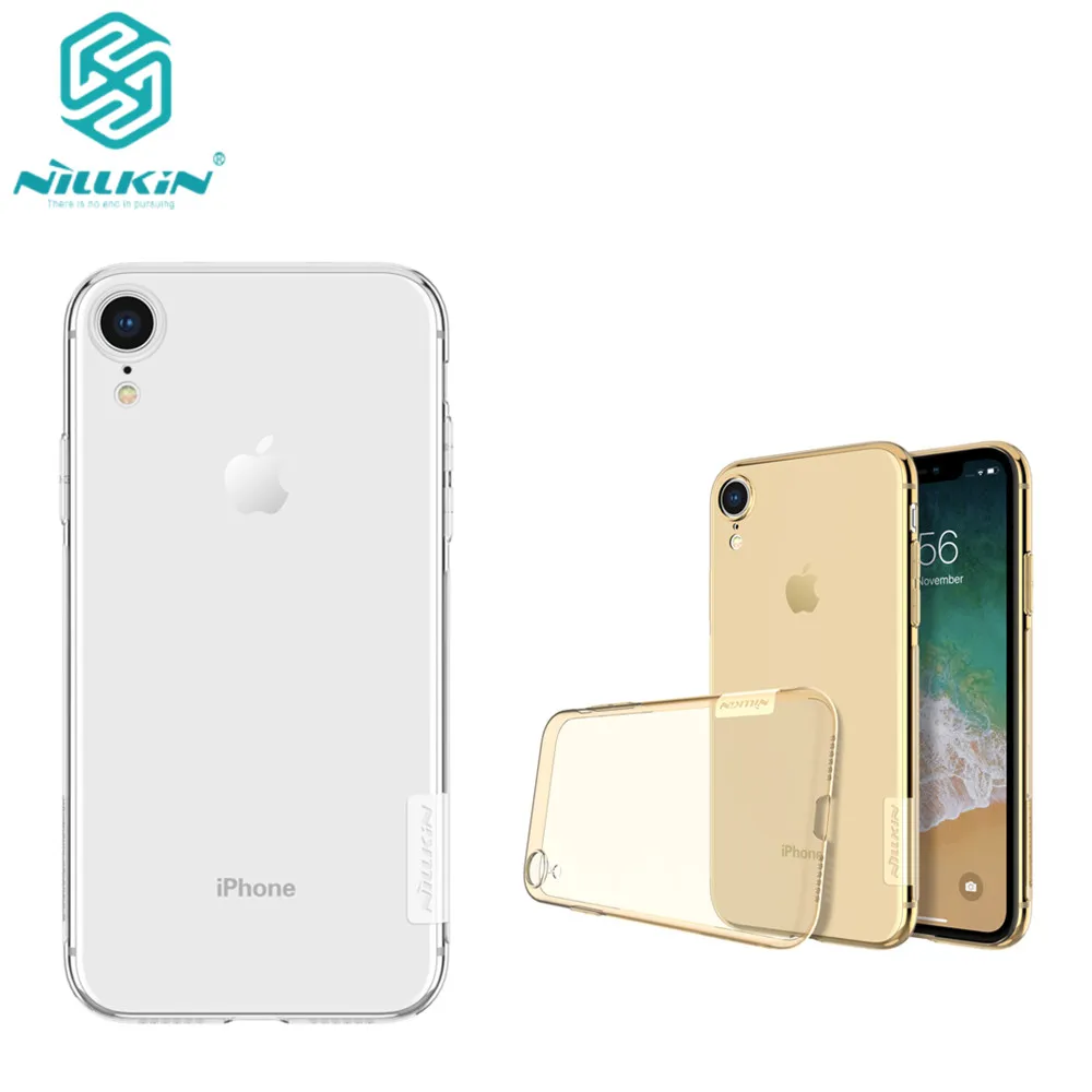 Чехол из ТПУ для iPhone XR Nillkin Прозрачный мягкий силиконовый защитный чехол 6