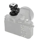 Mcoplus двойной адаптер Горячий башмак светодиодный светодиодной видеосъемки DSLR камера адаптер Горячий башмак Регулируемый угол наклона