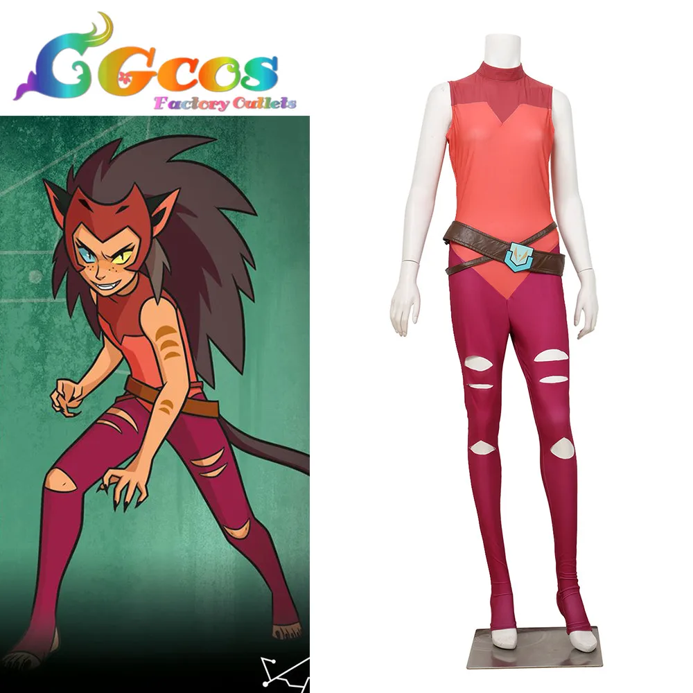 CGCOS Косплей Костюм She Ra и принцесса силы катра Униформа Хэллоуин Рождество CG080