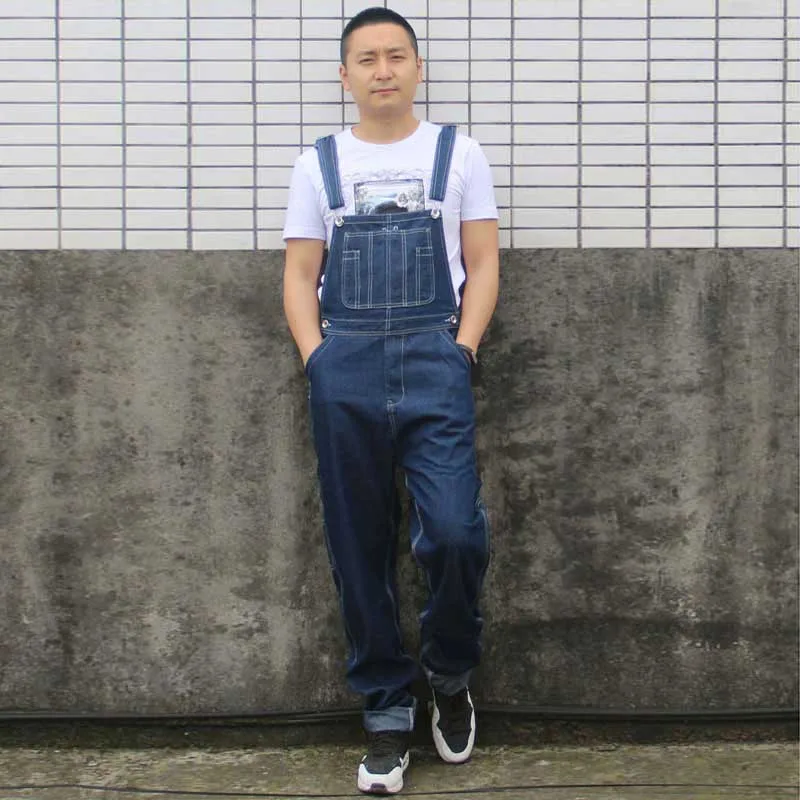 Женские джинсовые комбинезоны брюки карго мужские повседневные на подтяжках в