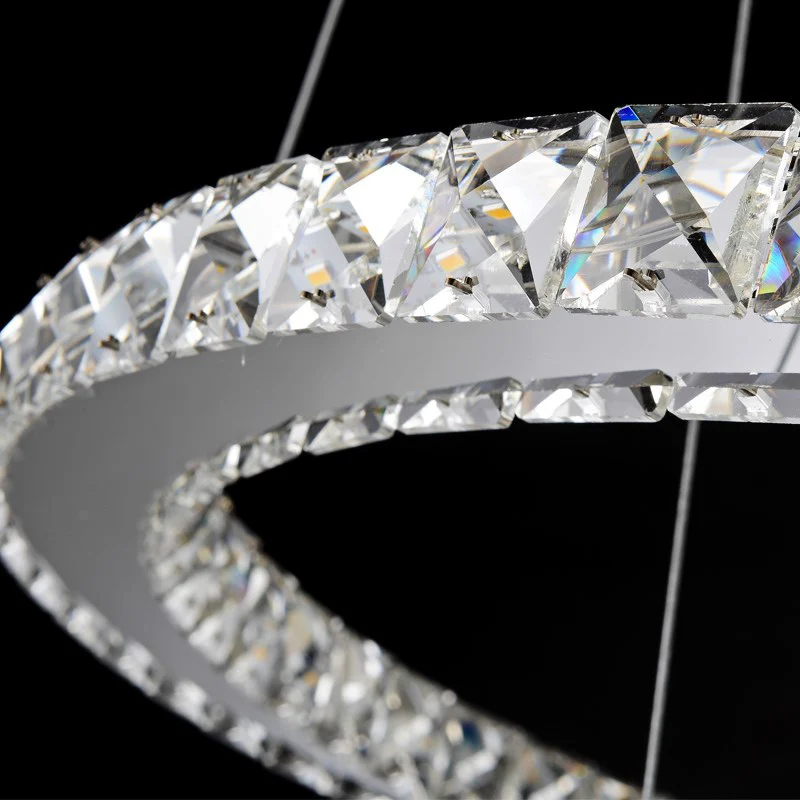 Современные хрустальные светодиодные подвесные светильники K9 для гостиной