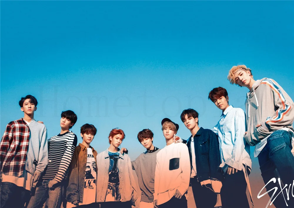 Детские постеры Kpop прозрачное изображение украшение для спальни глянцевая