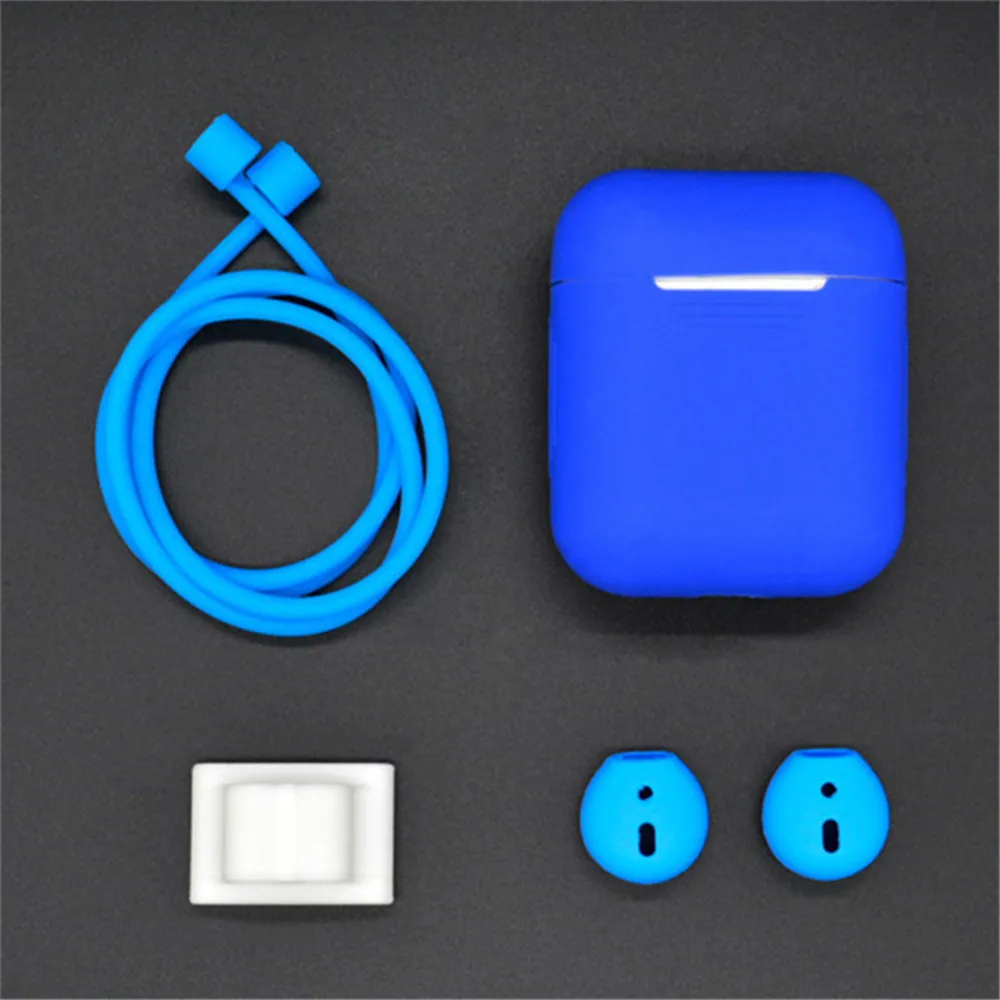 5 в 1 10 видов цветов Чехол для Earpods Bluetooth беспроводной набор наушников Airpods наушники