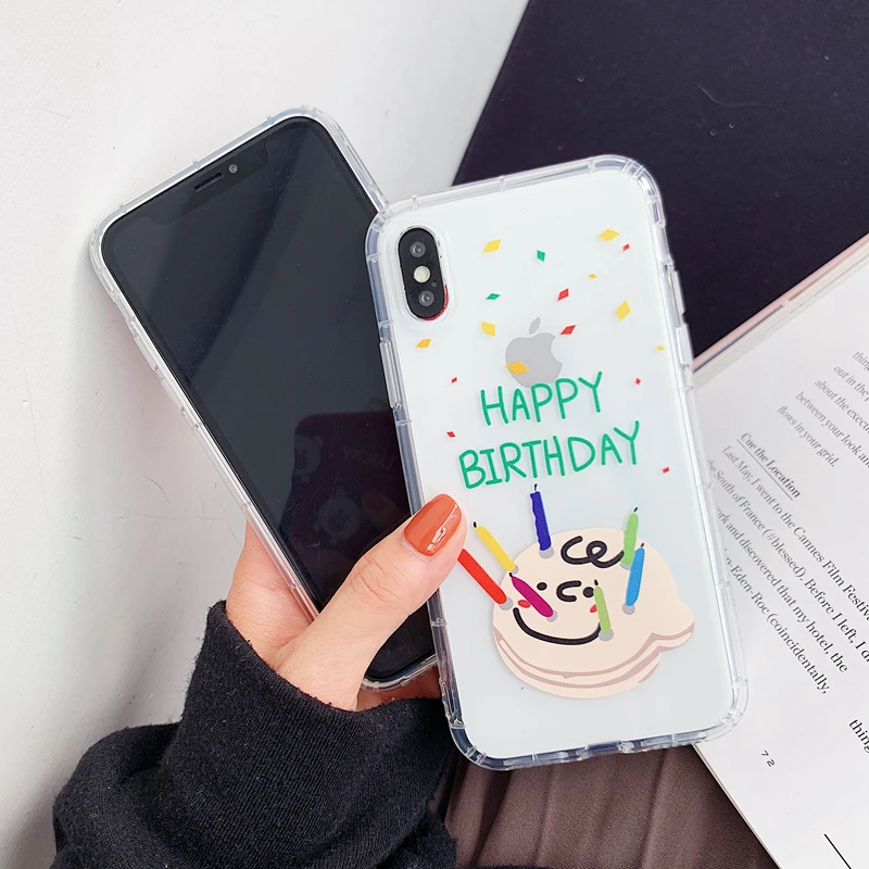 Мультяшный чехол для телефона с принтом &quotCharlie Happy Birthday&quot iPhone 6 S 7 8 Plus X XS Max XR милый