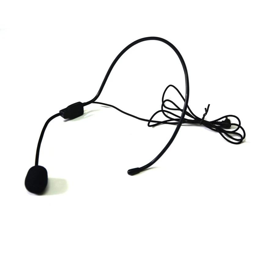 Оптовая продажа 3 5 мм проводной микрофон гарнитура динамик подставка для