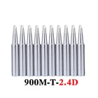 10 шт.компл. 900m-T-2.4D сварочный наконечник, бессвинцовые сменные наконечники паяльной головки для 936 DIY BGA переделки