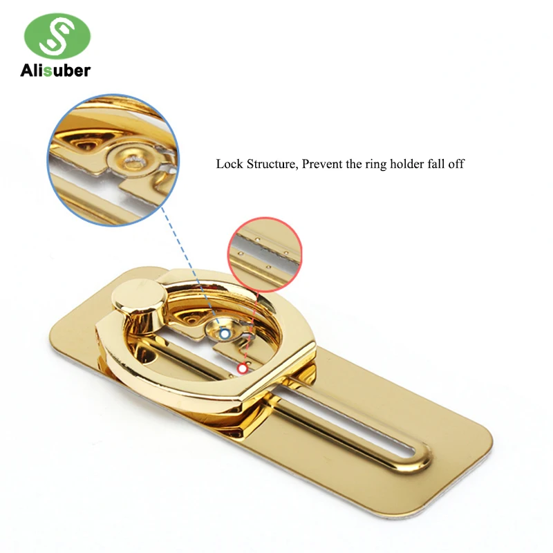 Подставка кольцо под Пальцы для телефона Alisuber держатель из нержавеющей стали с