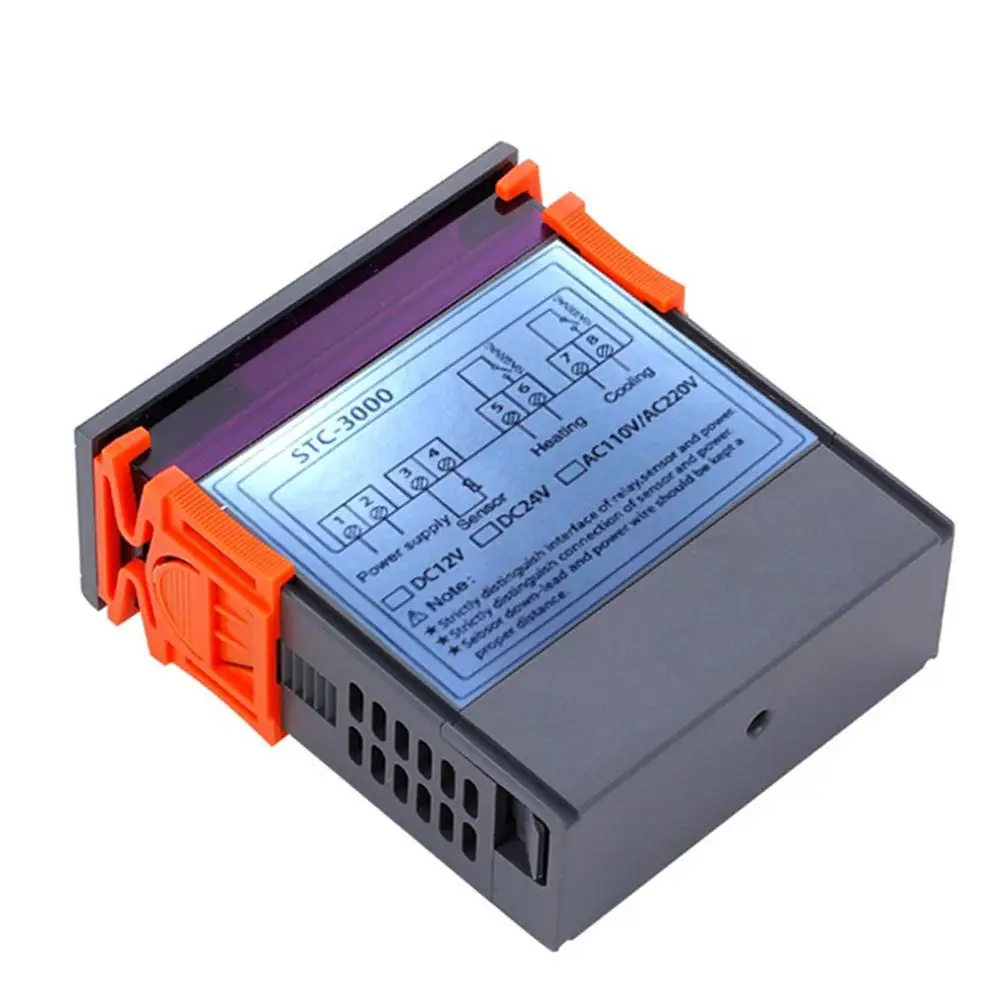 

STC-3000 High Precision 12V 24V 220V Digital Thermostat Temperature Controller Thermometer Sensor Hygrometer