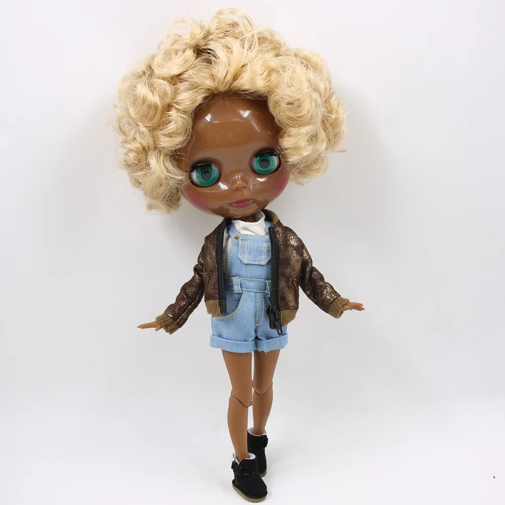 Ледяная Обнаженная кукла Blyth No. BL3157 Flaxen hair 1/6 bjd, pullip, licca, jerryberry
