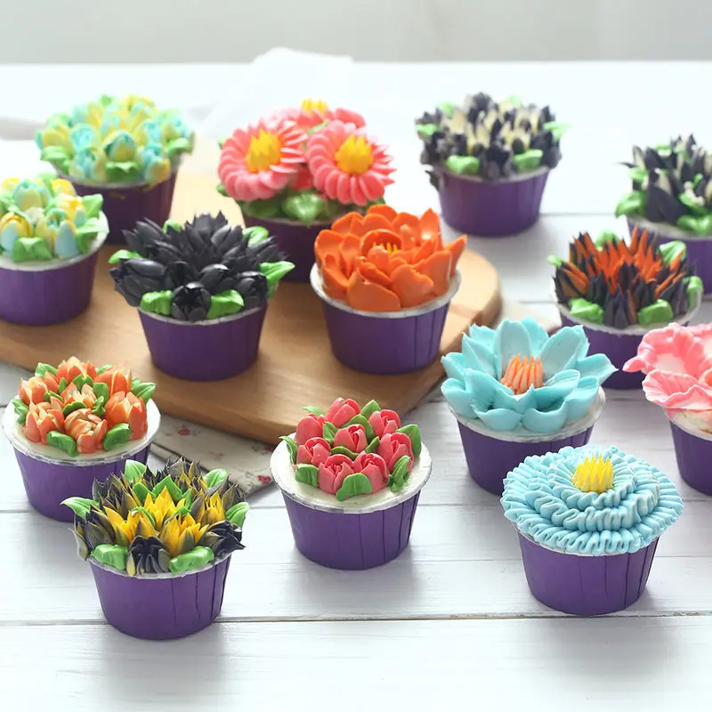 Russia Tulip Forming Mouthpiece Decorating Tool Cookie Cream Rose Cherry Blossom Flower Head 7pcs/set | Игрушки и хобби