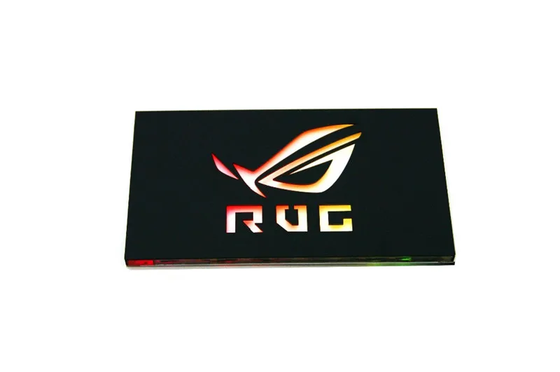 Power(ROG) DIY RGB задняя панель чехол 5 в 3PIN RGB AURA светильник полый стиль для COUGAR Conquer PC - Цвет лезвия: Power(ROG)