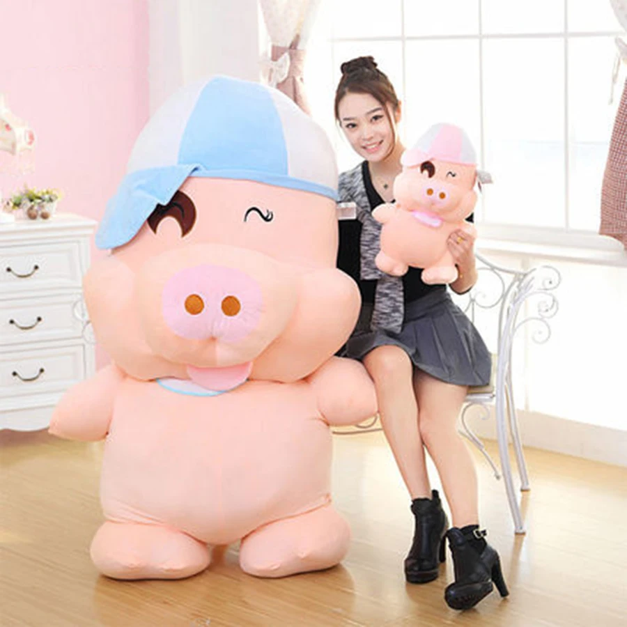 Японский Гигант Шапочка Бу Чучела Животных Лошадь Куклы Snorlax Пикачу Олаф Foxy