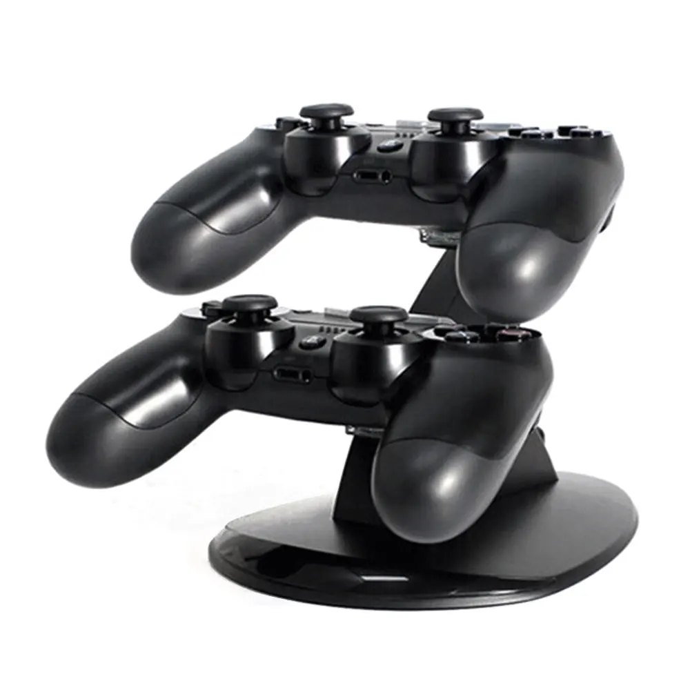 Популярная светодиодная док станция для зарядки с двумя USB портами подставка Sony