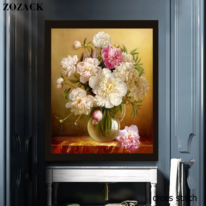 Рукоделие Zozack 70*80 см вышивка крестиком DMC сделай сам полный набор для вышивки