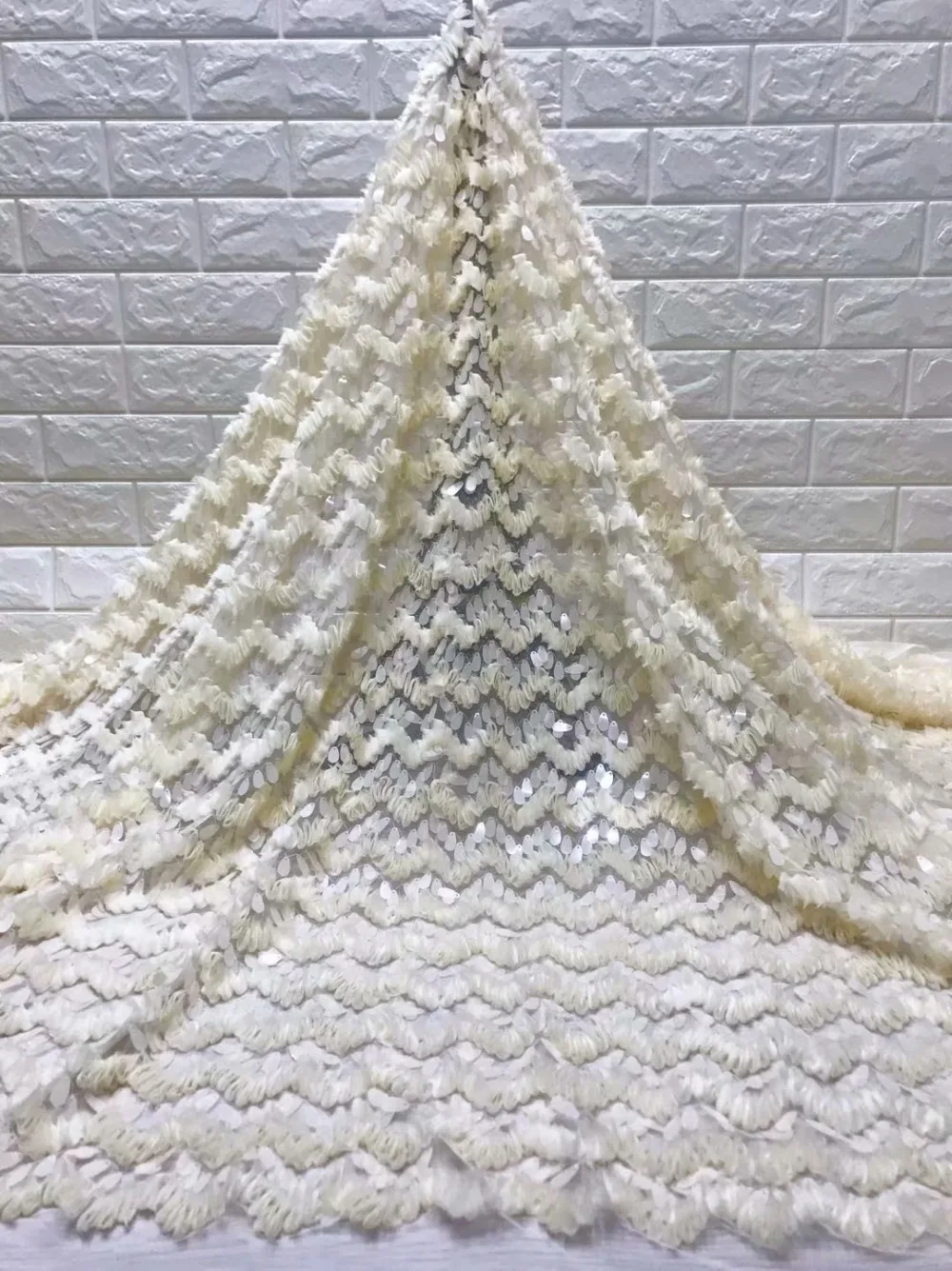 Высококачественная Цветочная Тюлевая африканская кружевная ткань свадебное