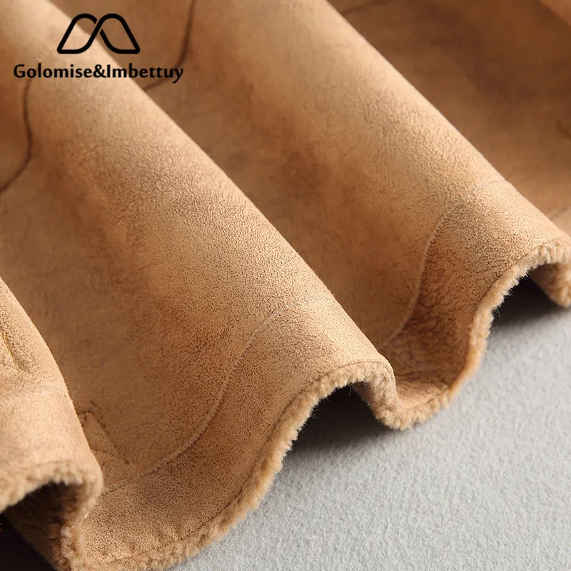 Golomise & Imbettuy настоящая композитная шуба из овечьей шерсти женская натуральной