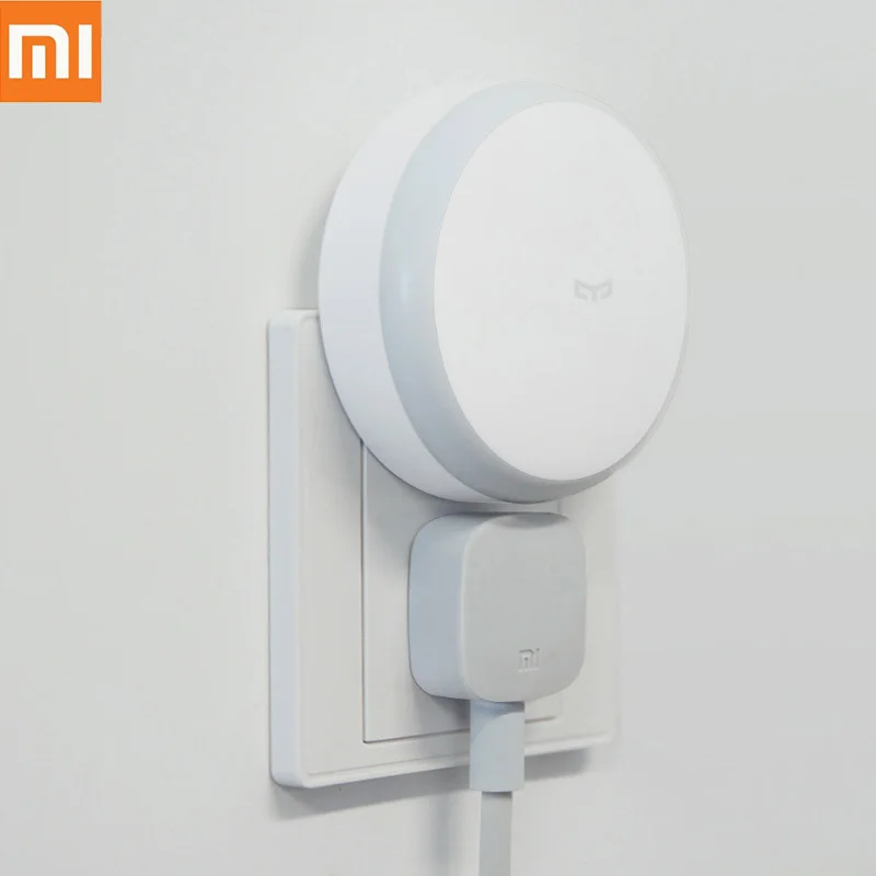 Xiaomi Mijia Yeelight Индукционная Ночная лампа(Подключаемая версия) 0,4 Вт YLYD03YL Светодиодная лампа для спальни коридора стены