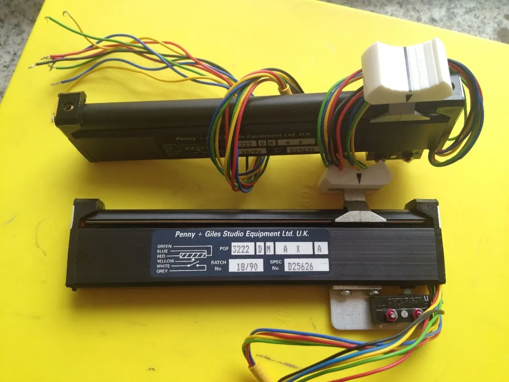 PG pus Penny + Giles Studio Equipment Ltd.10 kx2 U.K 12 8 прямой направляющий переключатель потенциометра