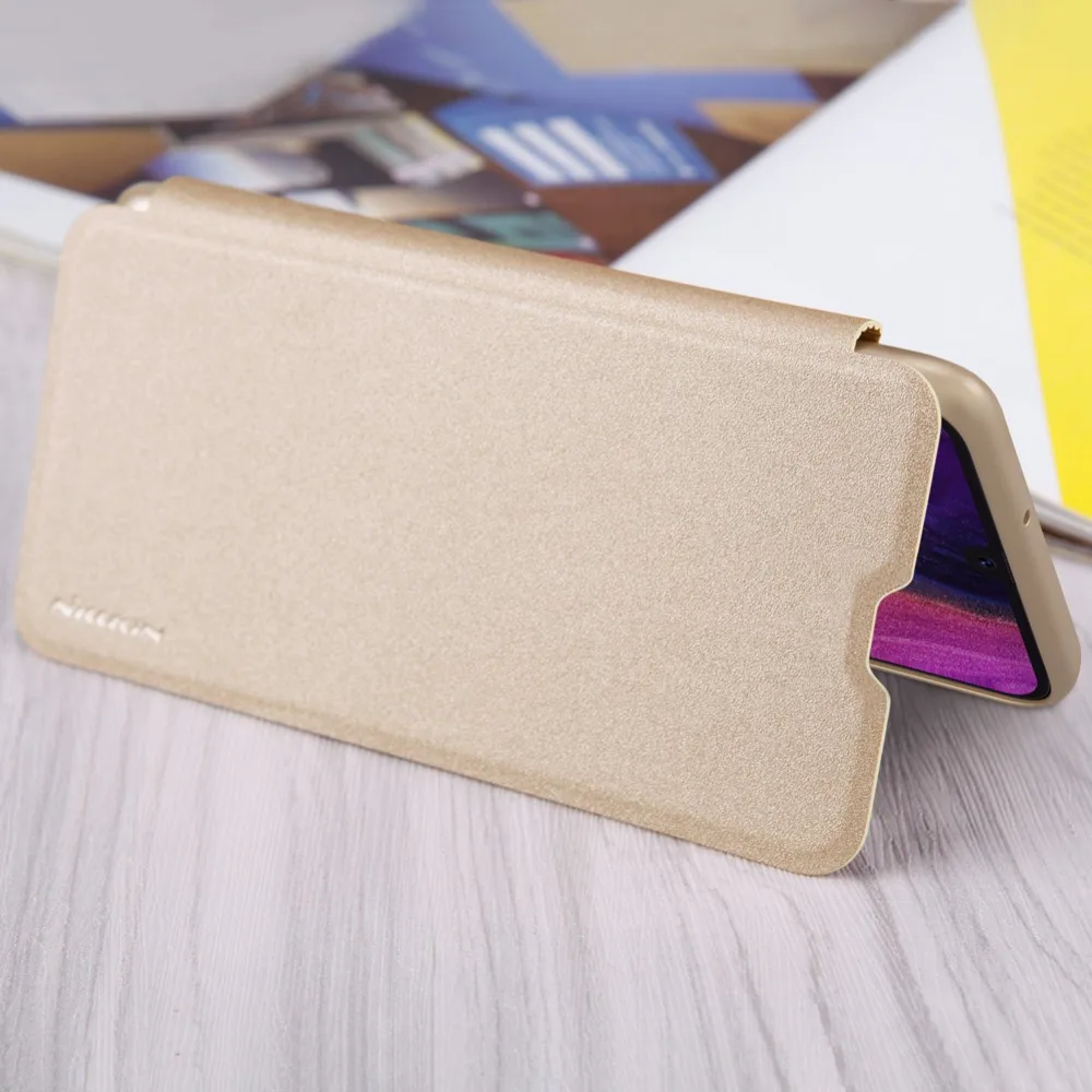 Чехол-книжка для samsung Galaxy A50 A30, кожаный чехол-книжка NILLKIN, роскошный кожаный чехол-книжка для samsung Galaxy A50