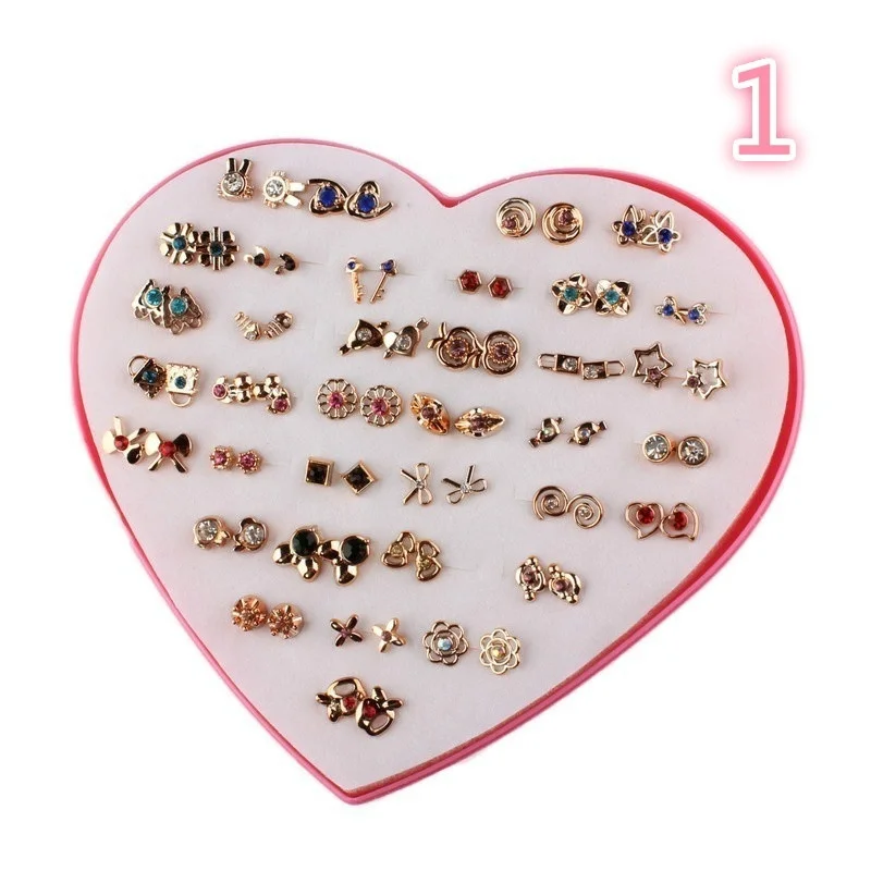 Новые женские серьги элегантная со стразами 36 пар/уп. | Украшения и аксессуары