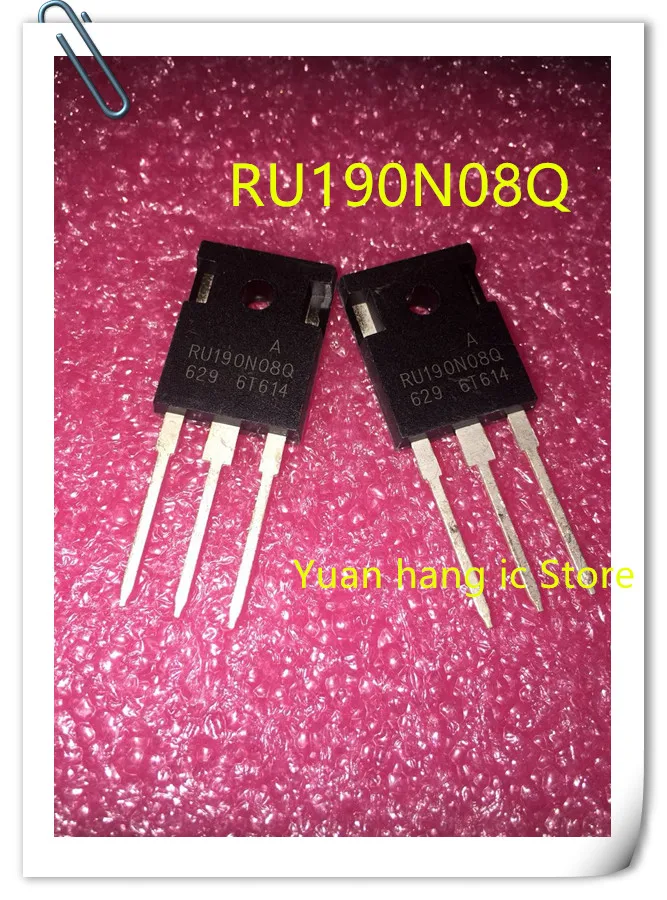 10 шт./лот RU190N08Q 190N08Q 80V 190A TO-247 может заменить irfp2907 непосредственно Новый оригинал |