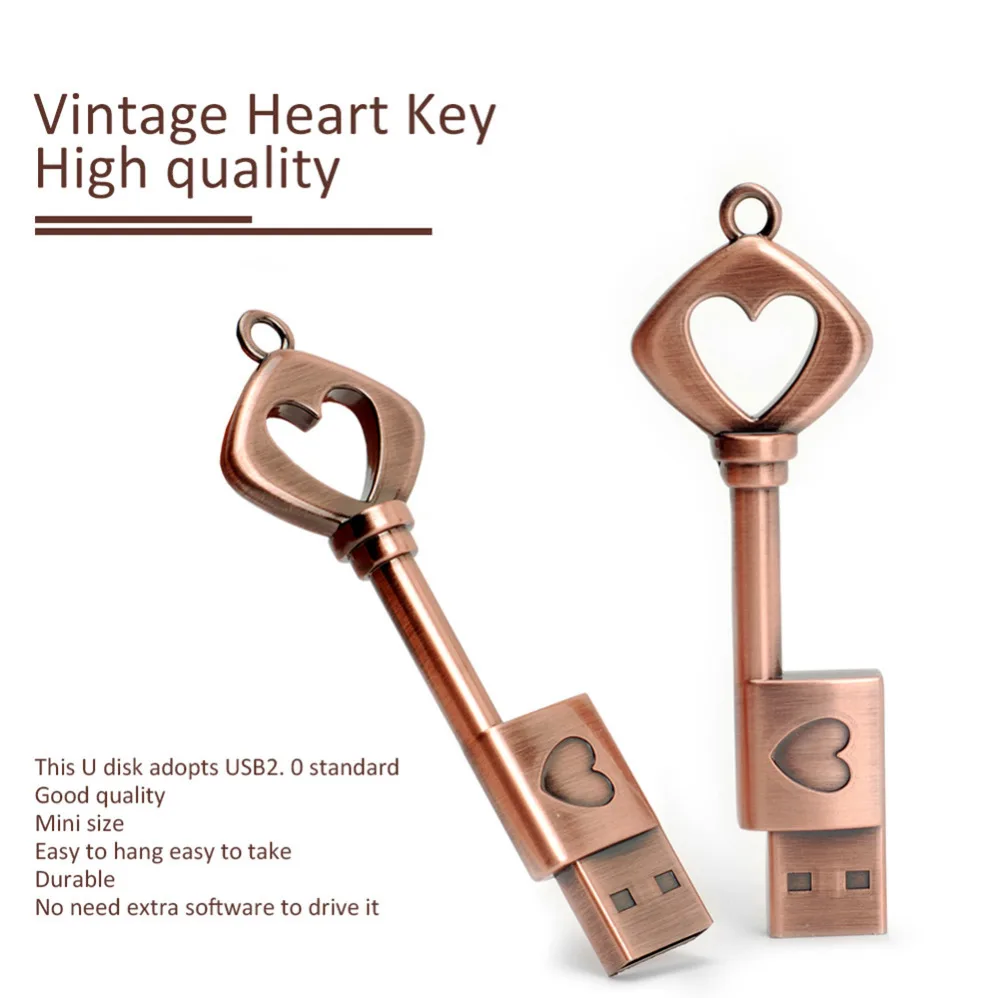 Usb флешка с ключом к любви u диск 4 ГБ 8 16 32 64 флеш карта menmory|card usb drive|card satausb card reader sim |
