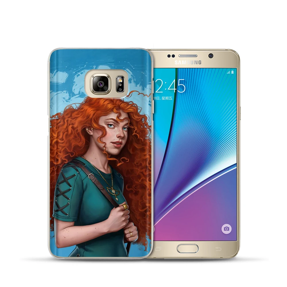 For Samsung Galaxy a7 2018 Case Luxury Modern Princess Tinker Bell Cinderella Snow White Etui A6 A8 A5 A9 2017 Coque |