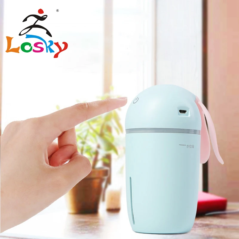 Мини USB автомобильный диффузор Losky увлажнитель масляный спрей без воды