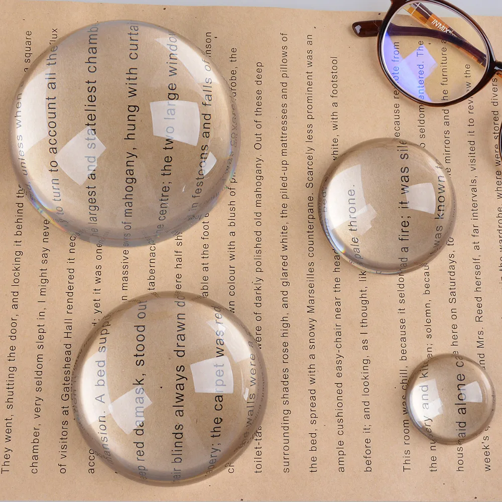 80mm Crystal Sphere Magnifying Glass Ball - Professional Grade World Map Reading Aid and Office Desk Ornament image 4