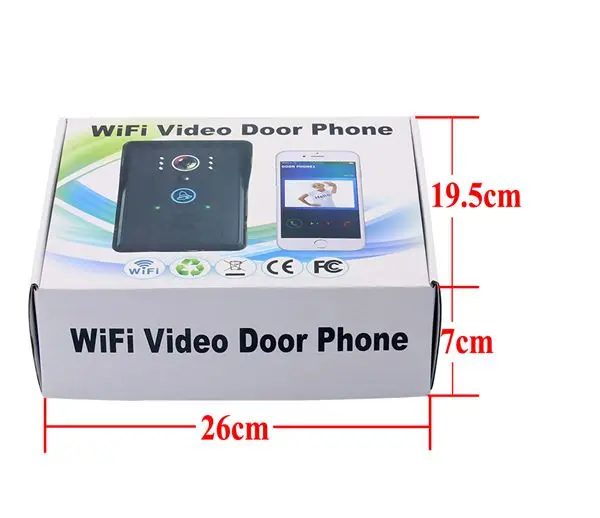 Беспроводной Wi Fi телефон видео домофон дистанционное управление доступом к сети