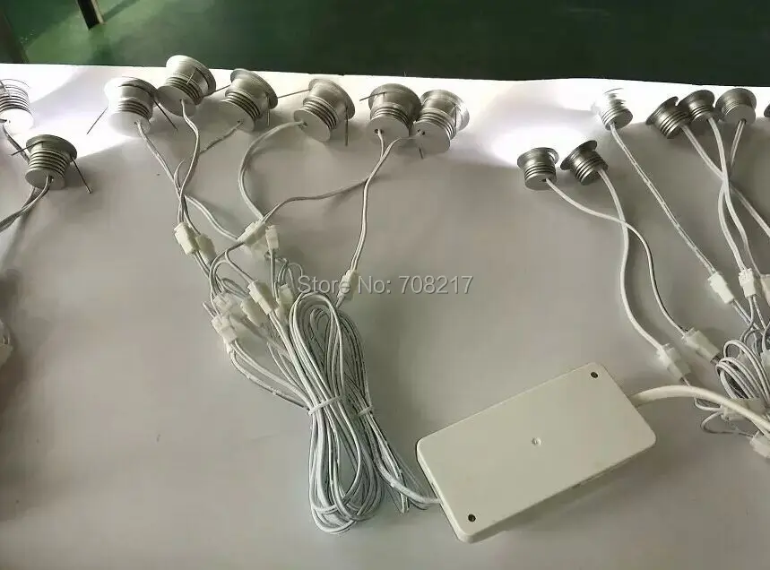 Новинка AC110V/220В 3 Вт супер мини светодиодные светильники для шкафа встраиваемые