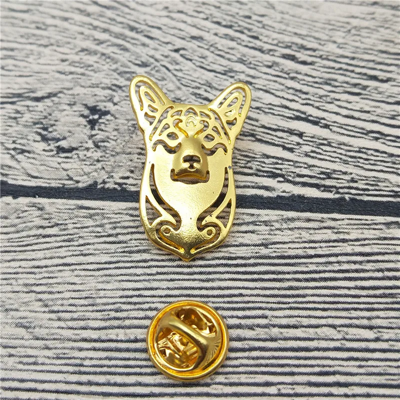 Новые броши и булавки Pembroke Welsh Corgi Модные металлические для костюмов мужские