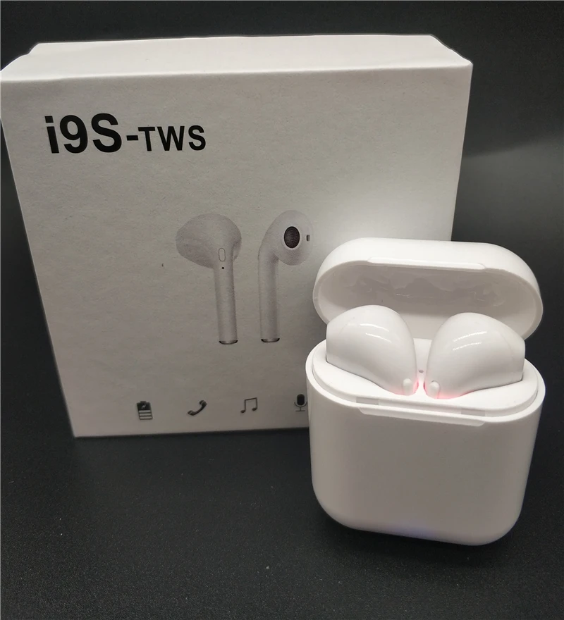 I9S TWS 5. 0 беспроводные bluetooth наушники портативные i7s невидимая гарнитура для iPhone XS