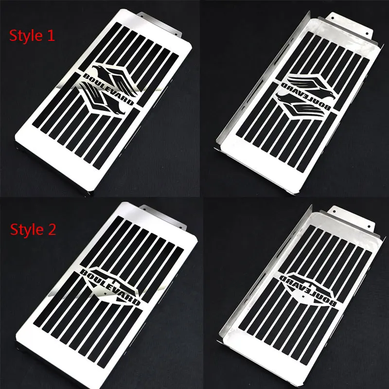 Motorcycle Silver Stainless Steel Radiator Cover For Boulevard C50 M50 Intruder VL800 Radiator Grill Cover Guard Protector