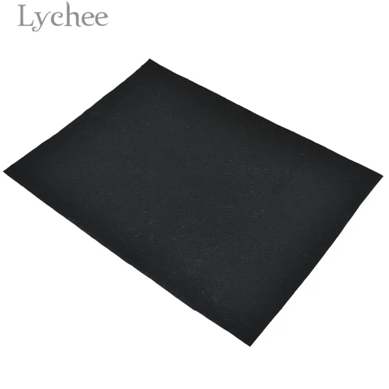 3 Lychee 1 шт. A4 1 мм самоклеющиеся фетровые ткани сплошной цвет фетр DIY швейный материал для одежда декоративная поделка - Цвет: 3