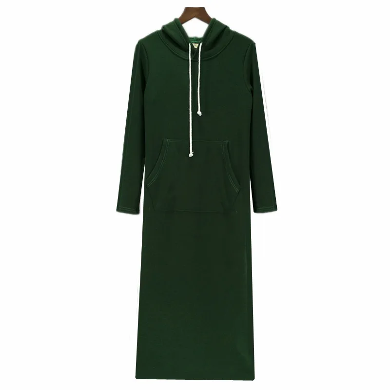 Женское бархатное платье с капюшоном черное серое красное синее свитшот