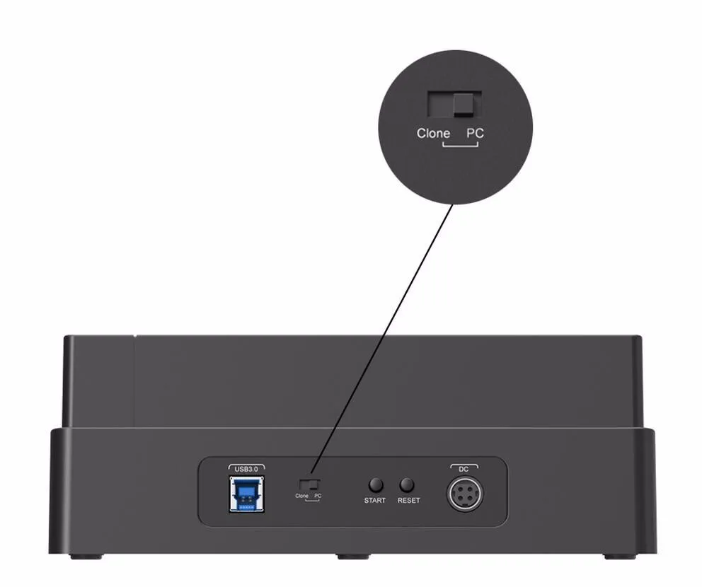 ORICO USB 3,0 на SATA 4 отсека внешний HDD док-станция для 2,5 3,5 дюймов HDD SSD 4 отсека жесткий диск чехол Функция Cloner