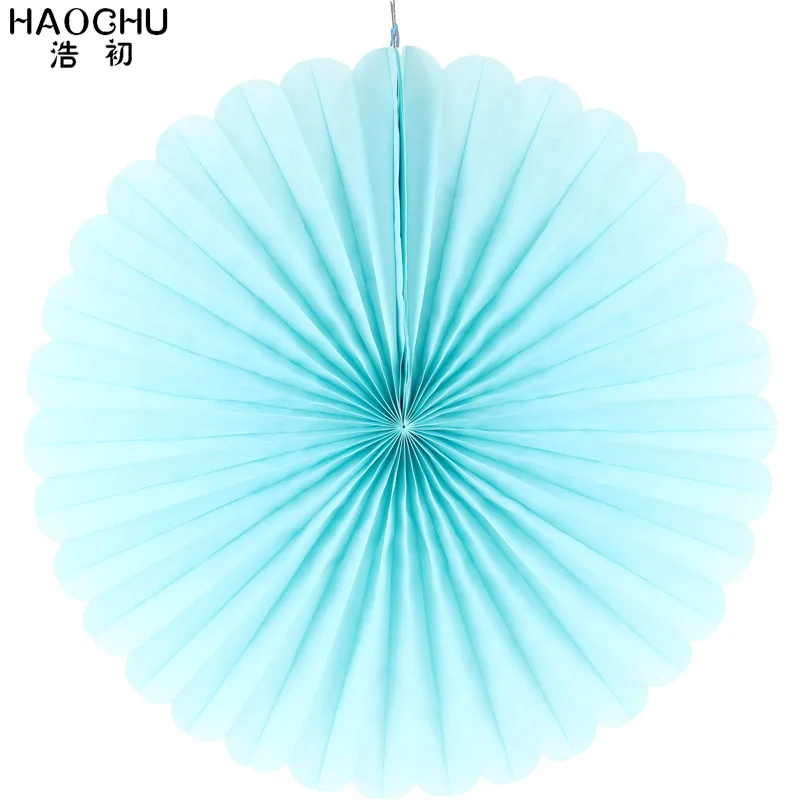 Серый HAOCHU 5 шт./лот 20 Вт, 30 Вт, 40 см цветной бумажный цветок вентиляторы красочные бумажные вееры для украшений на вечеринку детская одежда для дня рождения - Цвет: Серый