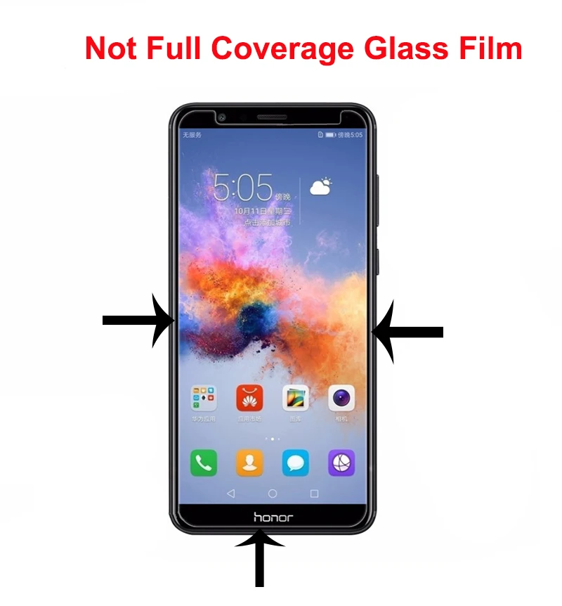 Закаленное стекло для Huawei Honor 7X Защитная пленка экрана 9H Защитное смартфона 5 93