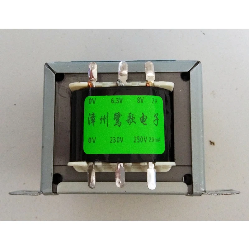 220V20W Силовой трансформатор для электротрубной машины Выход 235 V-250 V 20mA 6 3 V-8 V/2A |