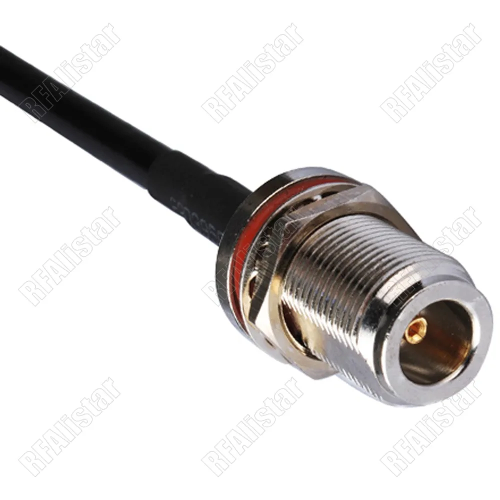 N Женская перегородка с уплотнительным кольцом и штекером стандарта штекера RG58