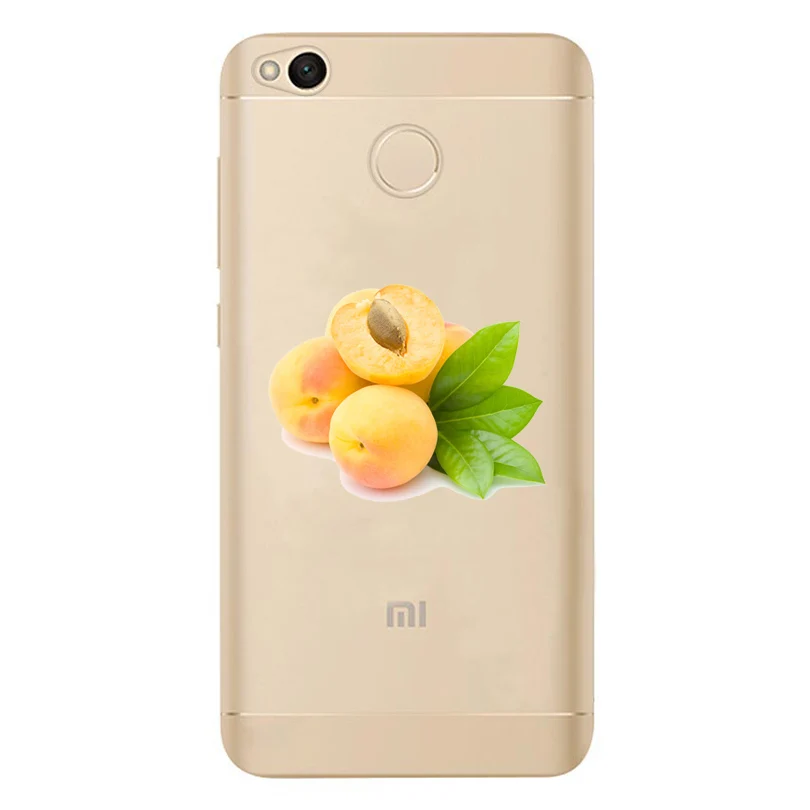 Для Xiaomi Redmi 4X Note 4 4A 3 Симпатичные из мягкого ТПУ красочные мягкие фрукты