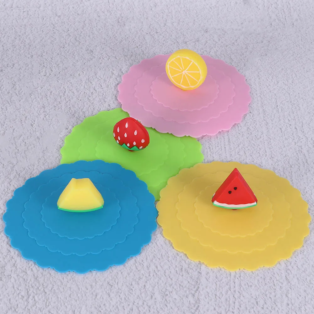 Силиконовая герметичная присоска в деликатном стиле для фруктов стеклянная