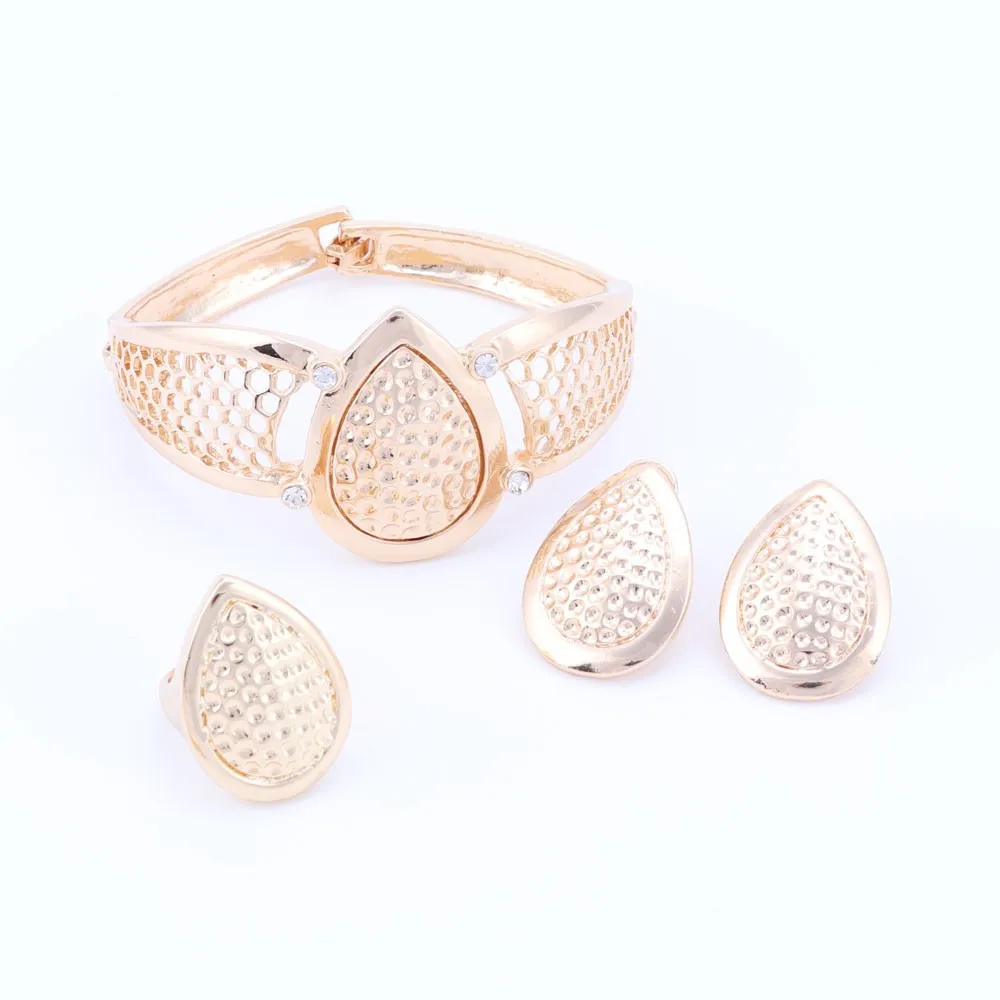 Модный женский костюм золотого цвета ювелирный набор винтажные Африканские