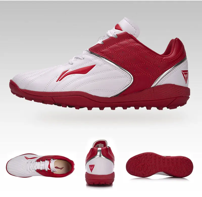 Li-Ning/мужская спортивная обувь для футбола серии TF, износостойкая нескользящая обувь, спортивная обувь, кроссовки ASTM023 YXZ077