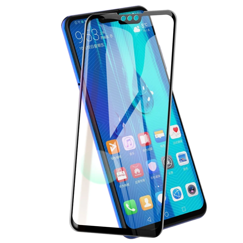 9D полное покрытие из закаленного стекла для huawei Y9 2019 стекло Y5 Prime 2018 Y6 Y7 Защитное P